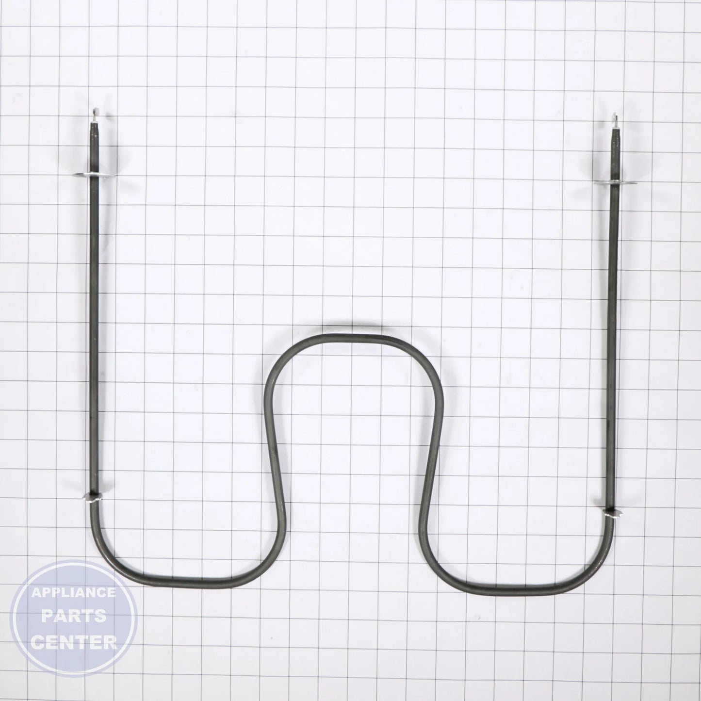 HEATING ELEMENT 00219071 - Side view with precise measurements