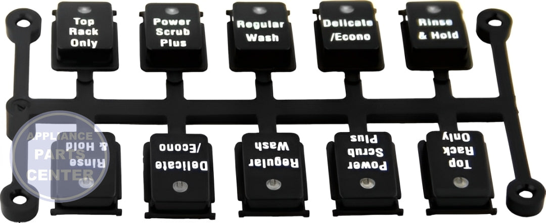 BOSCH DISHWASHER PUSH BUTTON SET 00498722 - Main view showing easy installation for various BOSCH models