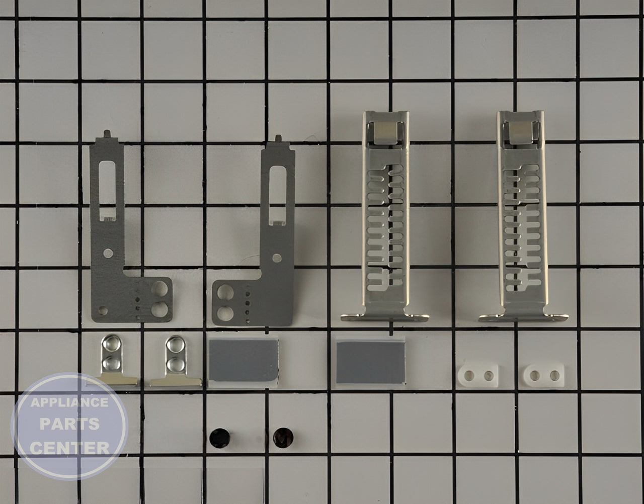 BOSCH DISHWASHER MOUNTING SET 00616728 - Main view showing sturdy Bracket & Flange for various BOSCH models