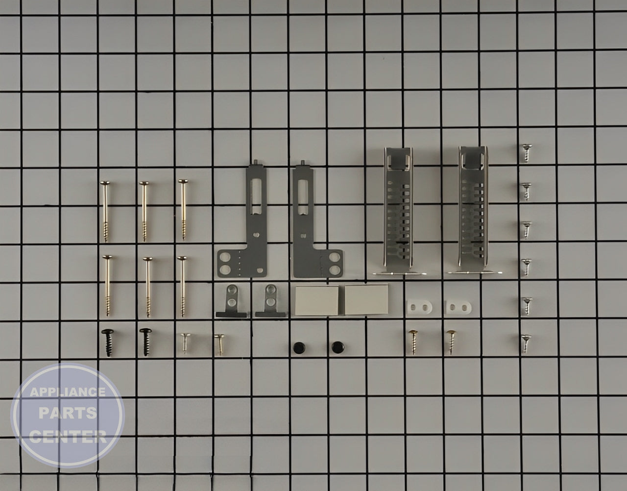 BOSCH DISHWASHER MOUNTING SET 00616728 - Side view with durable Bracket & Flange