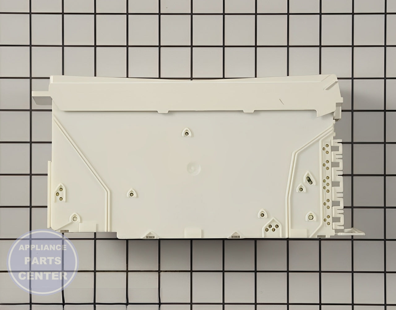 BOSCH DISHWASHER POWER MODULE 00705047 - Detailed view of the circuit board & timer