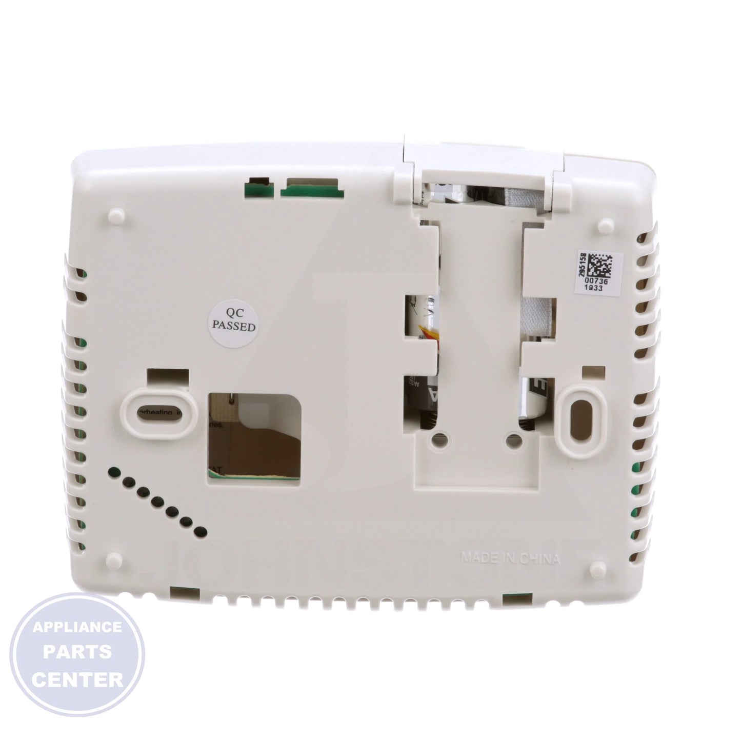 Blue™ 2" Non-Programmable Thermostat 1F86-0244 - Side view with terminal designations and specifications