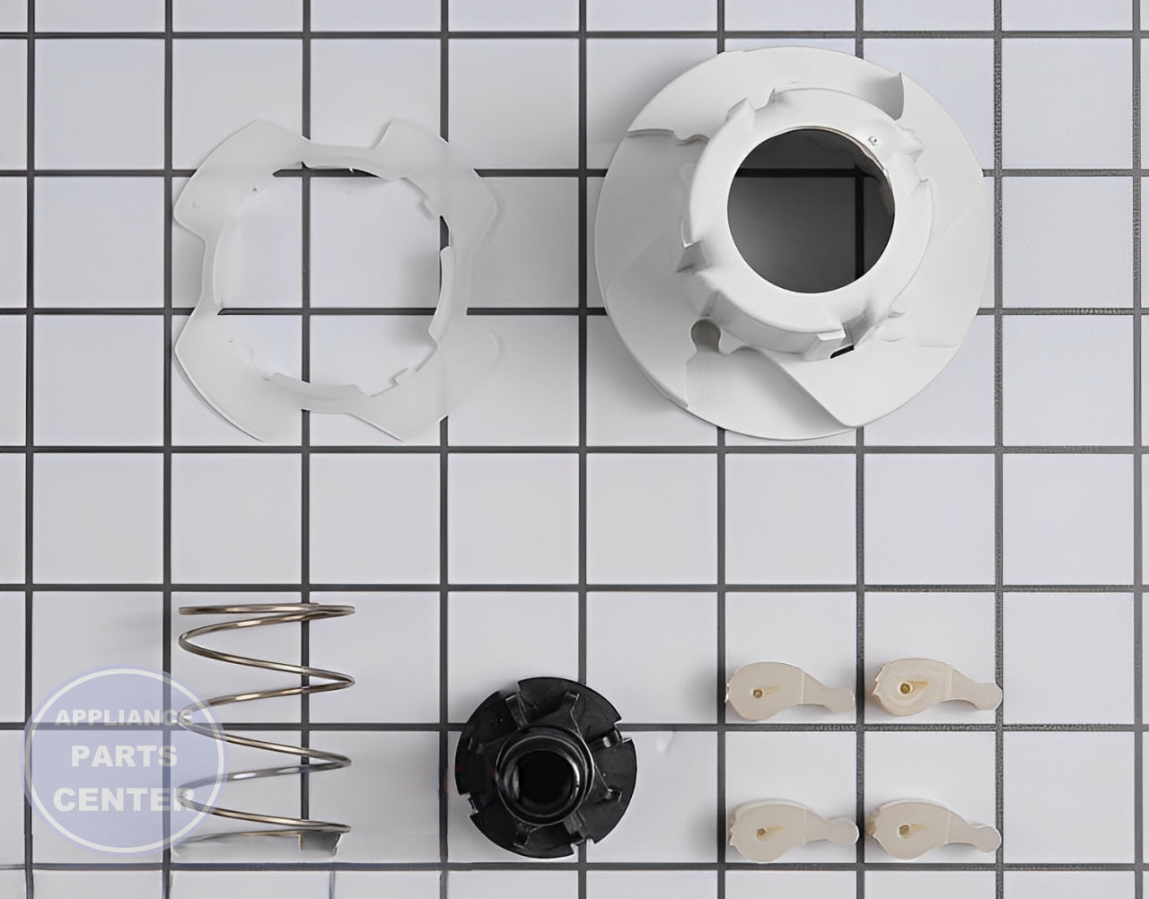 WHIRLPOOL AGITATOR CAM 285810 - Side view with precise measurements