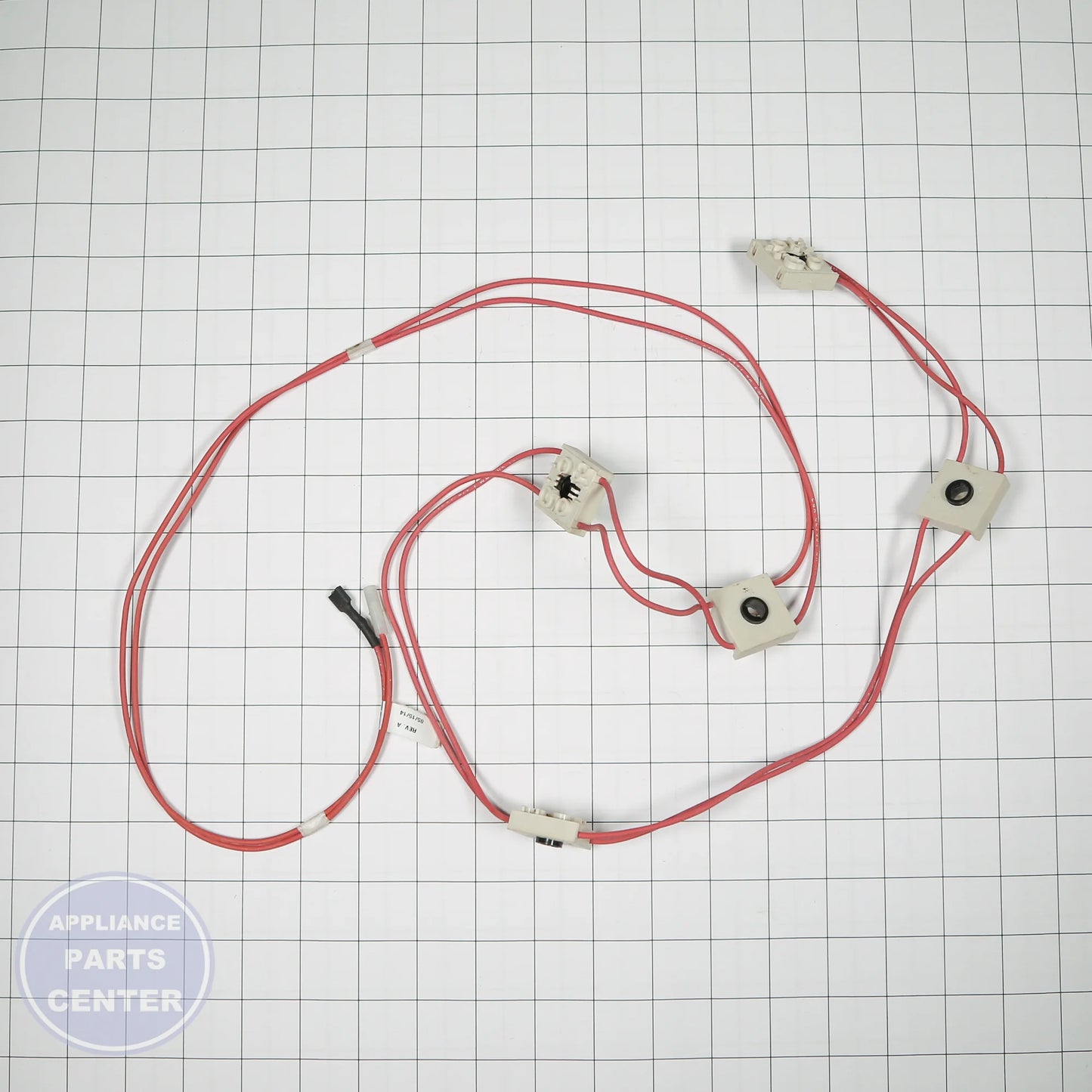 WIRING HARNESS 318232613 - Side view with 240 volts support