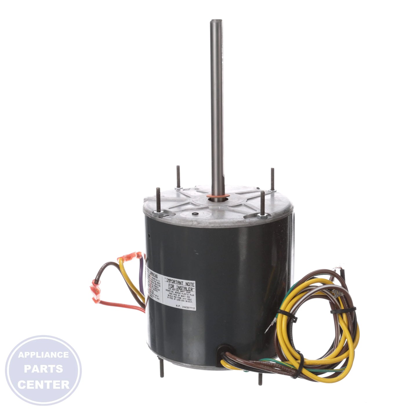 Condenser Fan Motor 3738 - Side view with 5-5/8" diameter