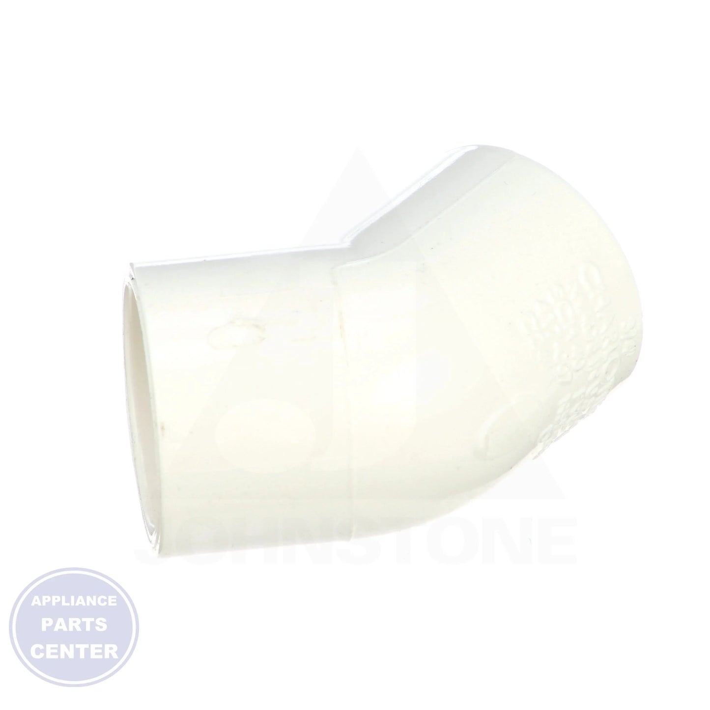 3/4 x 3/4 PVC SLIPxSLIP 45 Elbow 417-007 - Side view with 3/4 inch dimensions