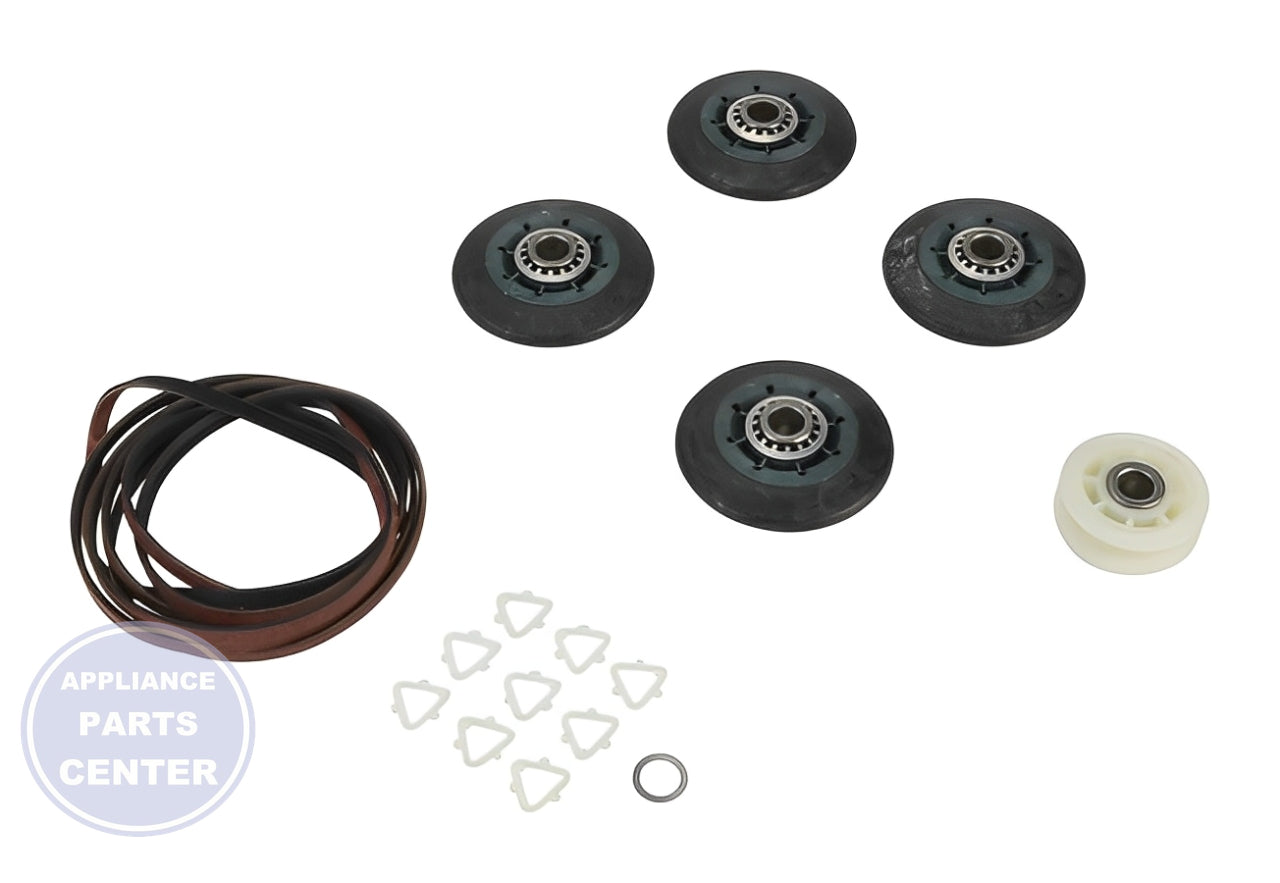 WHIRLPOOL DRYER REPAIR KIT 4392067 - Installation in specific model showing key mounting points