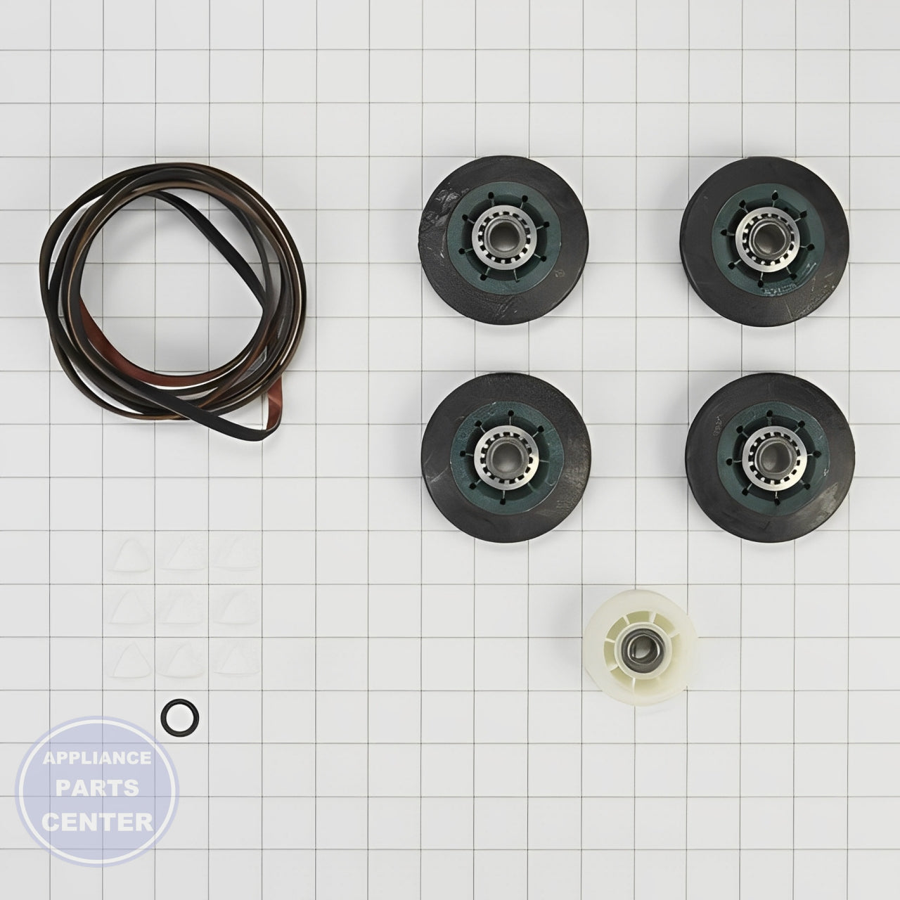 WHIRLPOOL DRYER REPAIR KIT 4392067 - Installation in specific model showing key mounting points