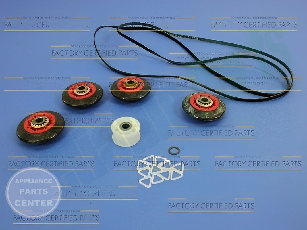 WHIRLPOOL DRYER REPAIR KIT 4392067 - Installation in specific model showing key mounting points