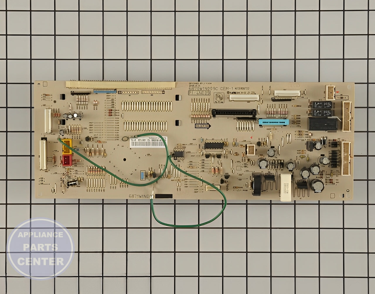 LG Power Control Board 6871W1N009A - Detailed view of high-quality components