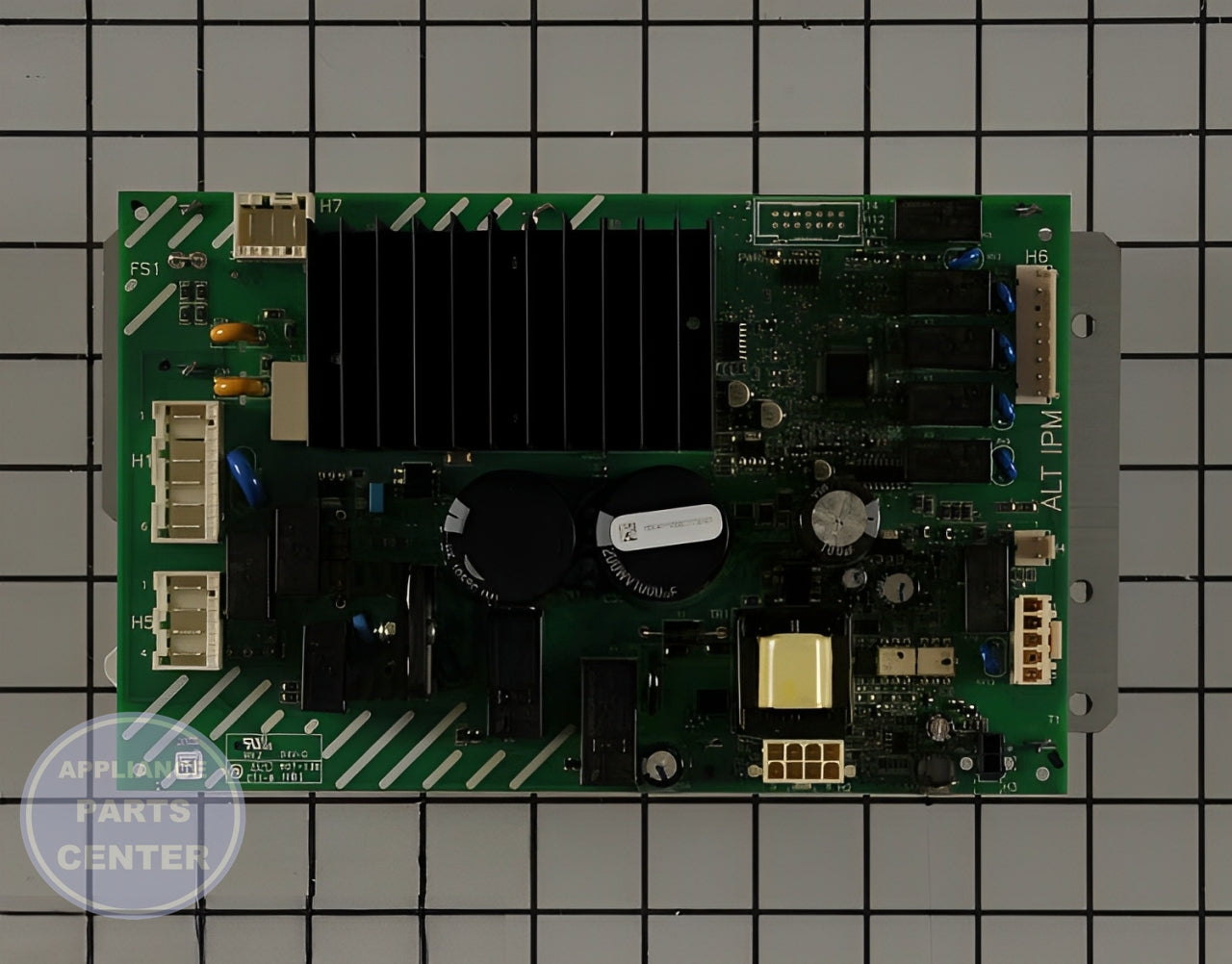 SPEED QUEEN ASSEMBLY 1HP SVI ALT IPM CONTROL 807175P - Installation in SPQ Washing Machine showing key mounting points