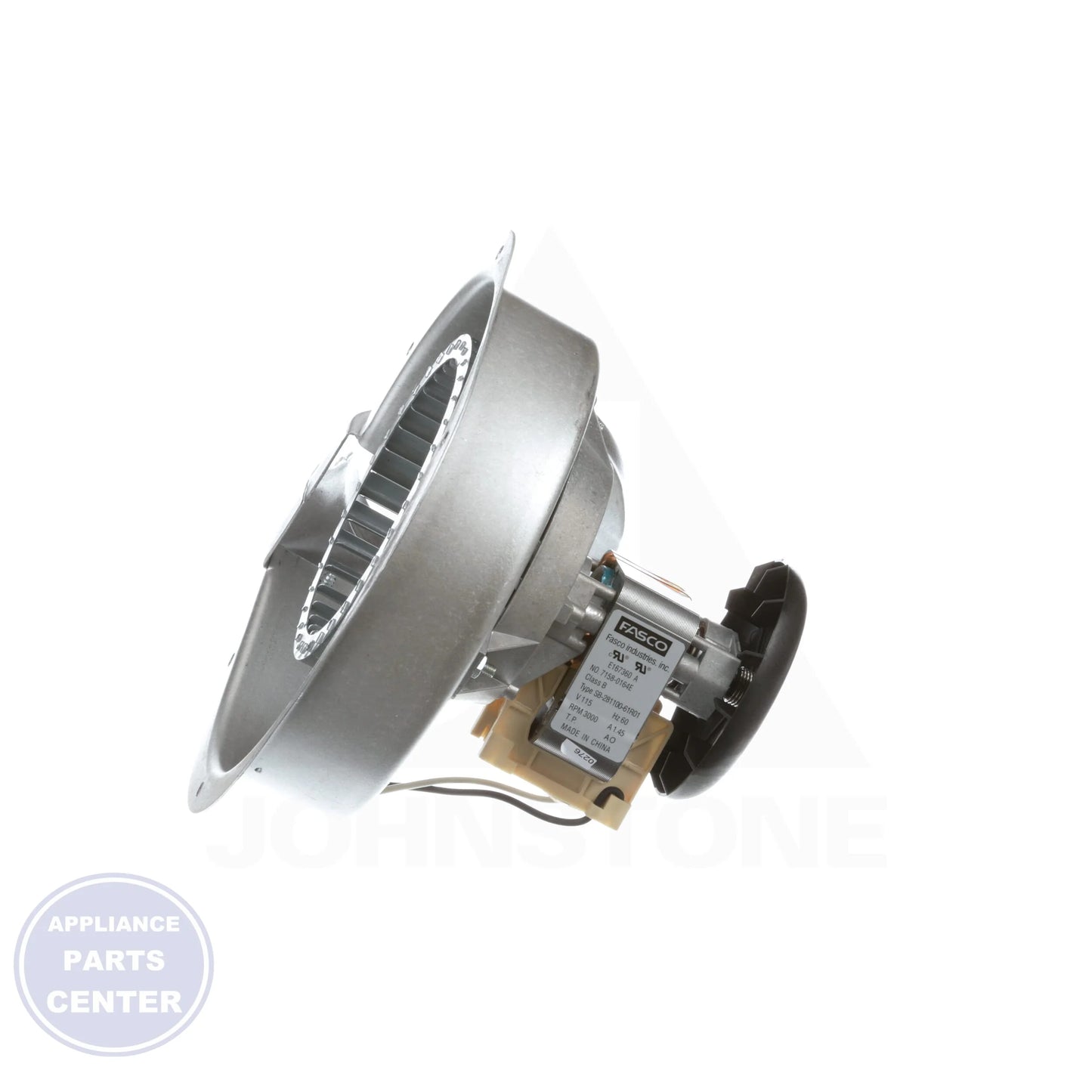 Draft Inducer Motor 904023 - Side view with precise measurements
