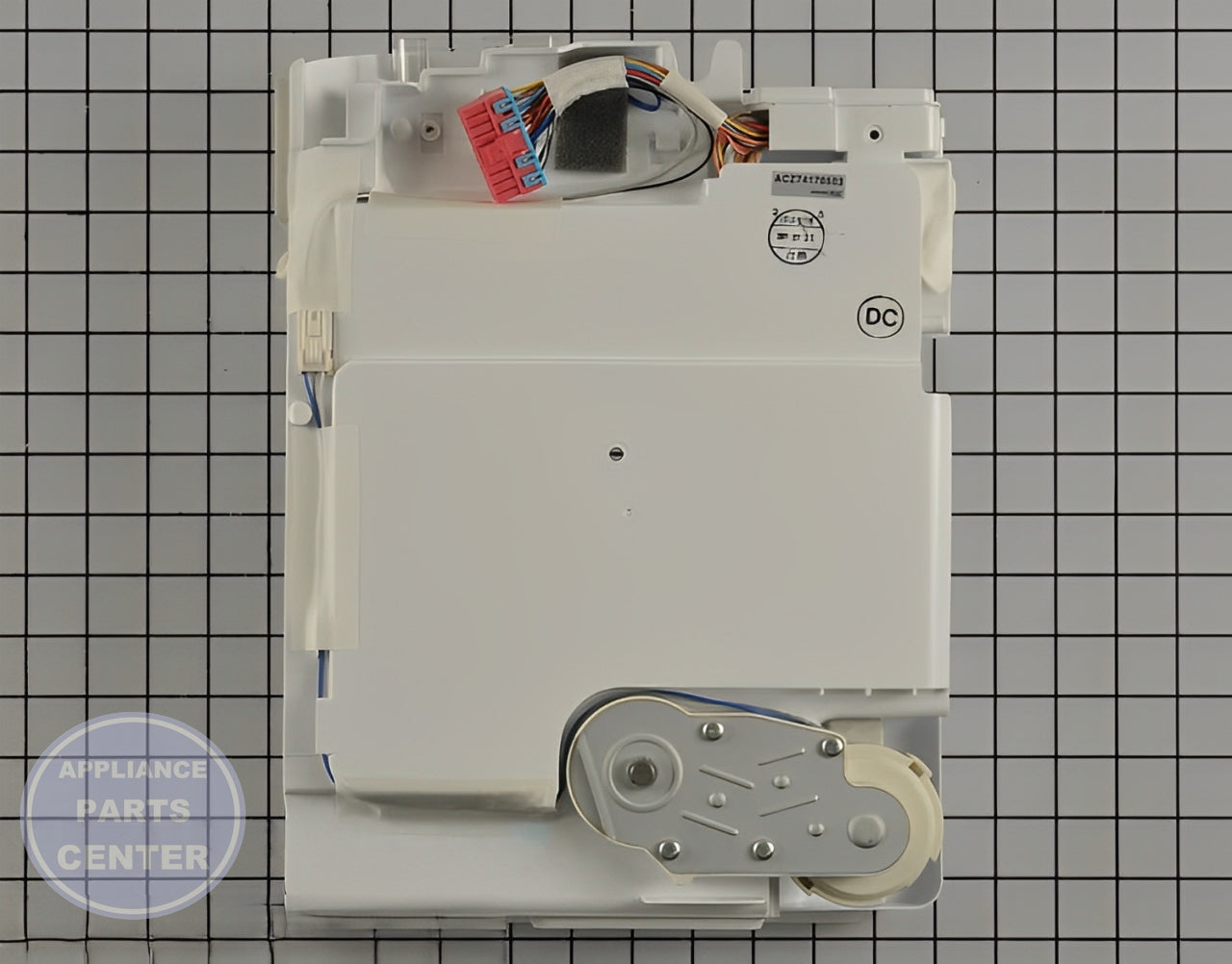 LG ICE DISPENSER ASSEMBLY ACZ74170503 - Detailed view of high-quality technical components