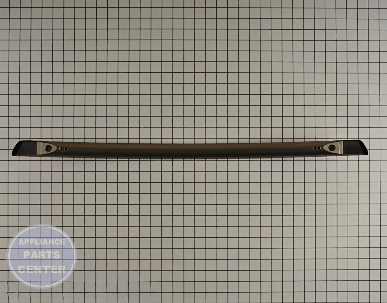 HANDLE ASSEMBLY,FREEZER AED73593108 - Side view with specific measurements