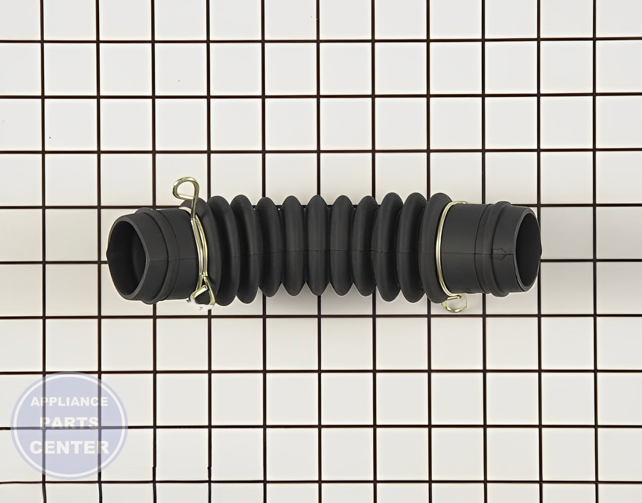 LG WASHER DRAIN HOSE TO PUMP TUB ASSEMBLY AEM73213001 - Detailed view of durable materials and fittings