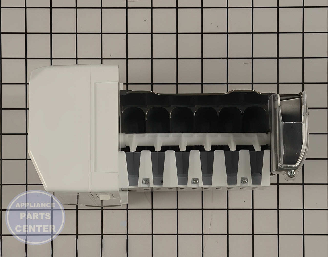 LG REFRIGERATOR ICEMAKER ASSEMBLY KIT AEQ36756912 - Detailed view of ice maker technical details