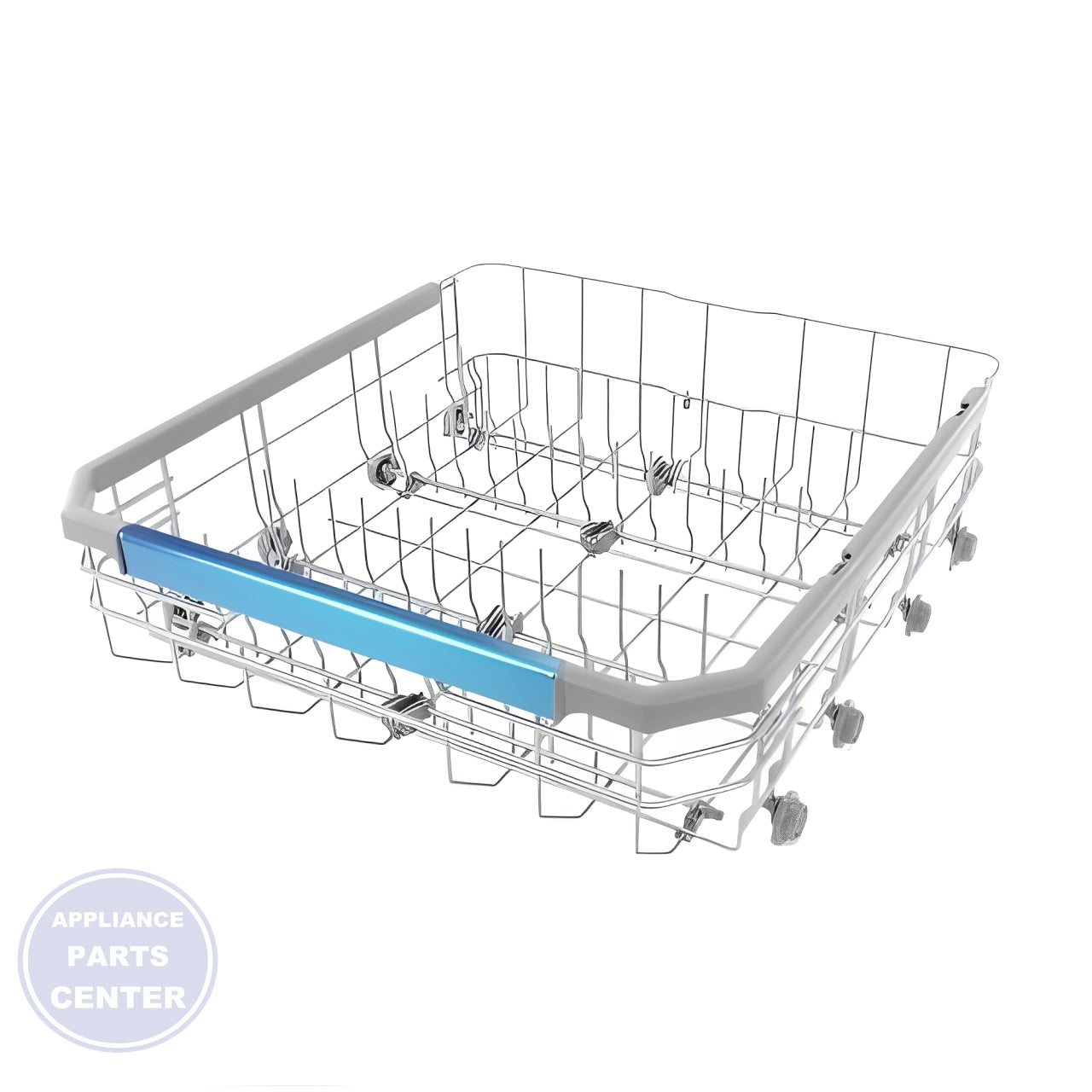 LG DISHWASHER RACK ASSEMBLY AHB73129108 - Main view showing heavy load support for LG dishwasher models