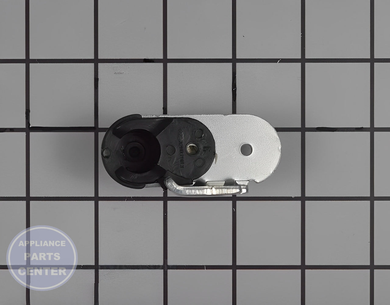 LG REFRIGERATOR DOOR CLOSING CAM STOPPER ASSEMBLY AJC34211602 - Installation in LG fridge model showcasing easy fitment