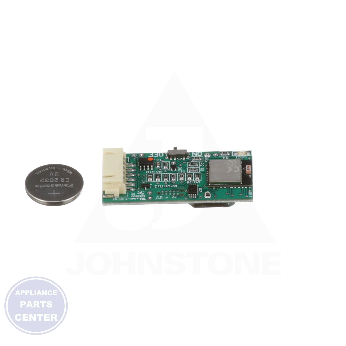 Control Board BTSDL01 - Side view with specific measurements