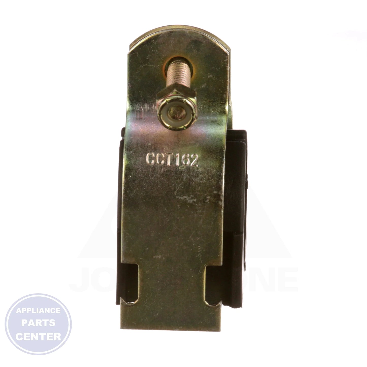Cushioned Clamp CCT162 - Side view with 1-5/8 inch OD tubing specs