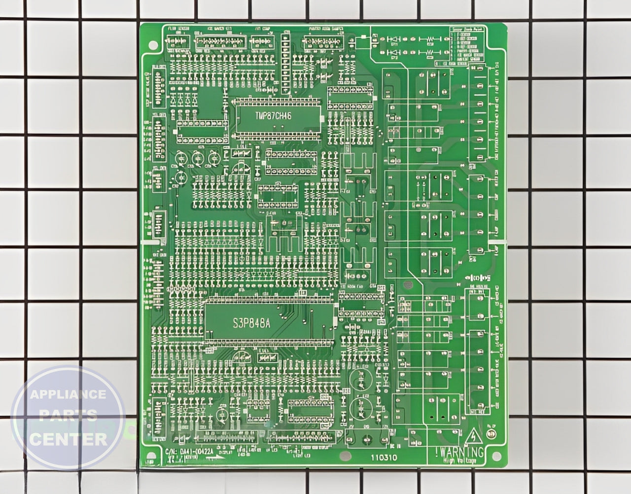Main Control Board DA41-00413A - Detailed view of circuit board timer