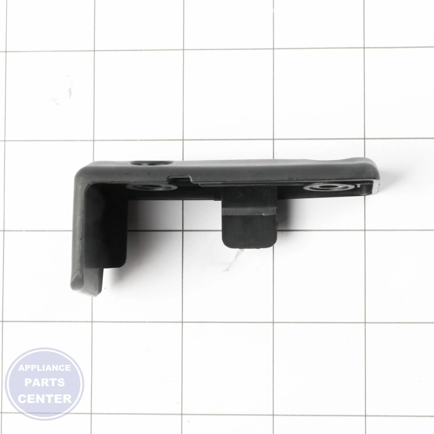 SAM COVER-LEG FRONT R;OPUS-1,PP,T2.2,BLACK,B - Installation in SAM Refrigerator showing key mounting points