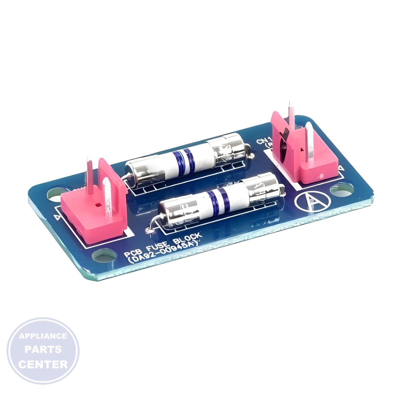 Samsung Refrigerator Fuse Block PBA Module Assembly DA92-00945A - Main view showing electrical circuitry for specific Samsung models