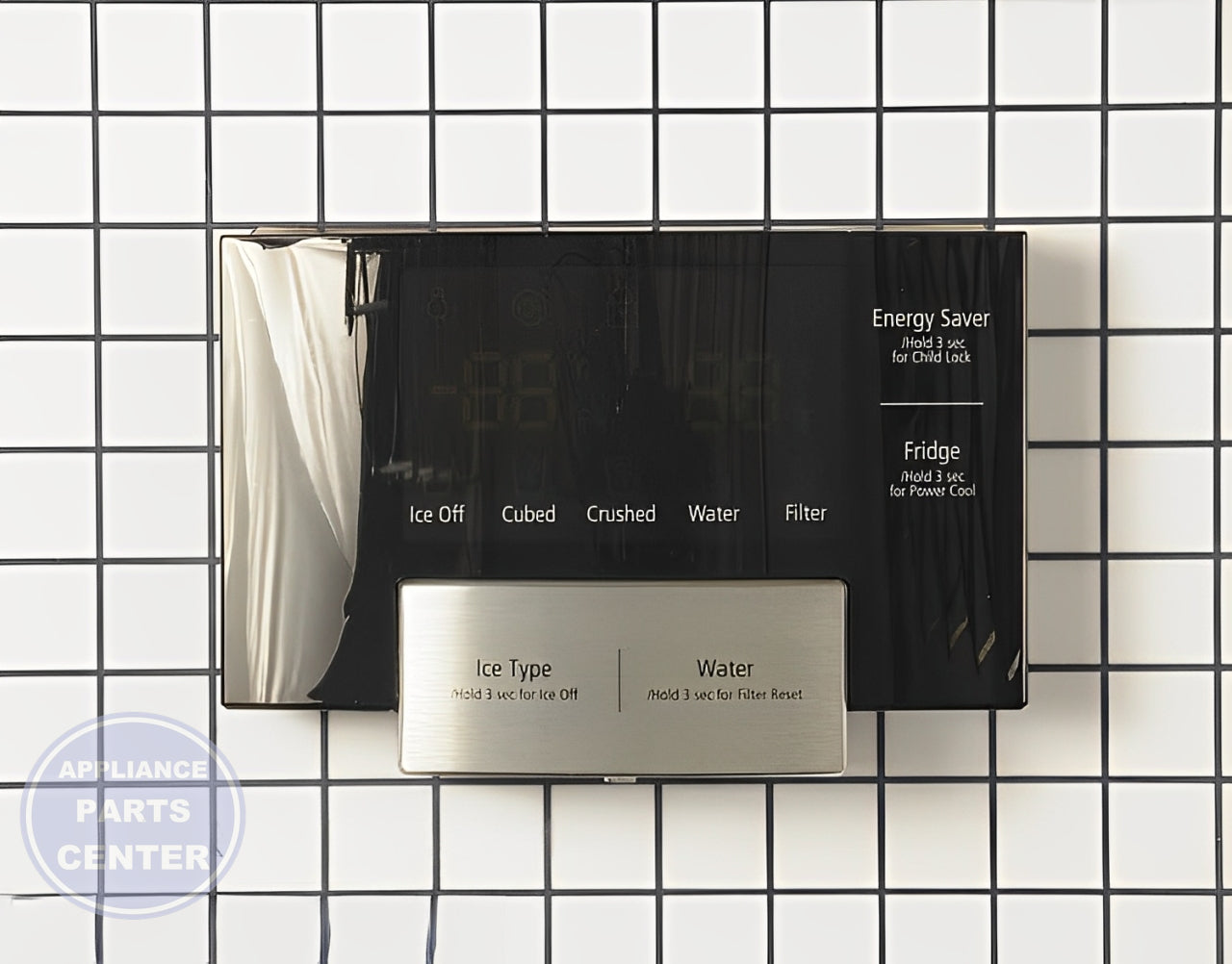Dispenser Front Panel DA97-08703J - Detailed view of high-quality material and design