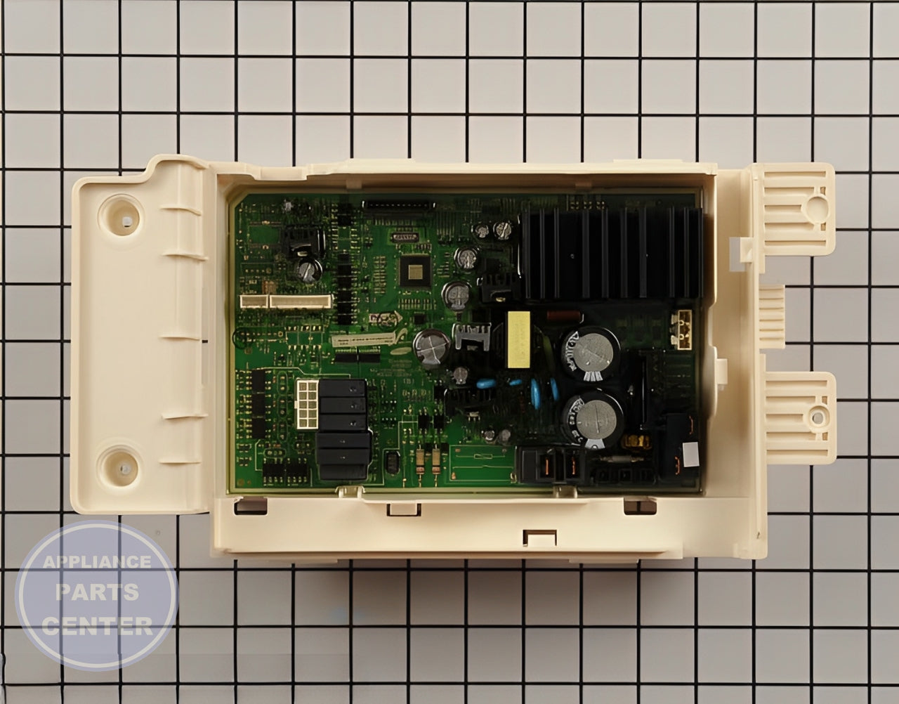 Main Control Board DC92-01040B - Detailed view of timer and circuit details
