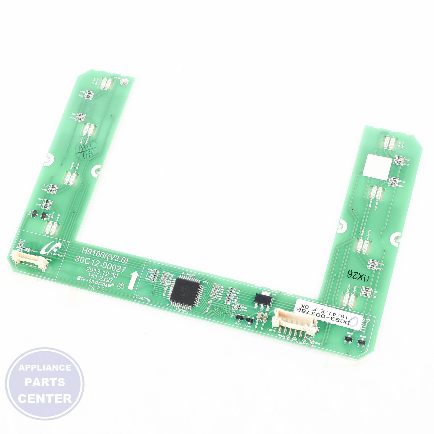SAM ASSY MODULE;TOUCH SENSOR,WF(DV)9100HA,1 - Installation in WF(DV)9100HA showing key mounting points