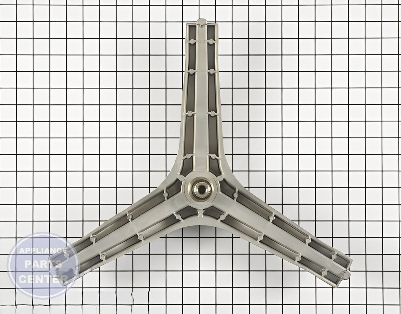 Samsung Washer Drum Flange Spider and Shaft Assembly DC97-14875B - Main view showing heavy load support for Samsung models