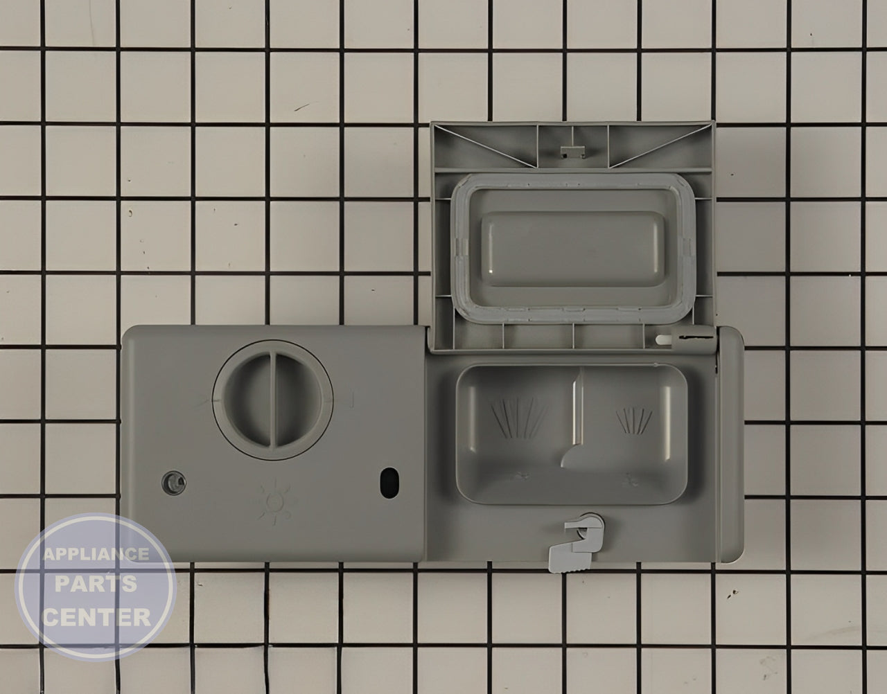 SAMSUNG DISHWASHER RINSE AID DISPENSER ASSEMBLY DD59-01001A - Main view showing efficient rinse aid distribution for SMG models