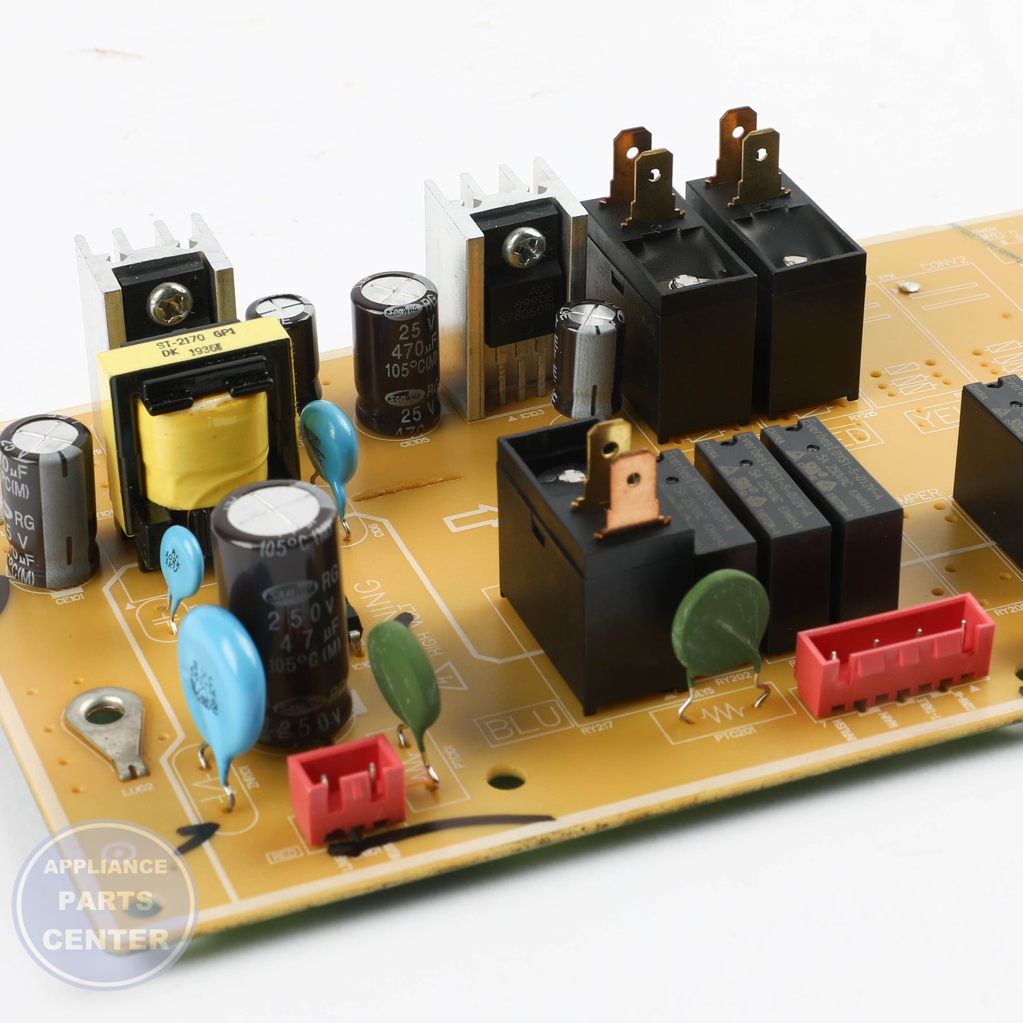 SAM ASSY PCB EEPROM;2-US,DE92-03928B,NON,ME7 - Installation in SAM model showing key mounting points