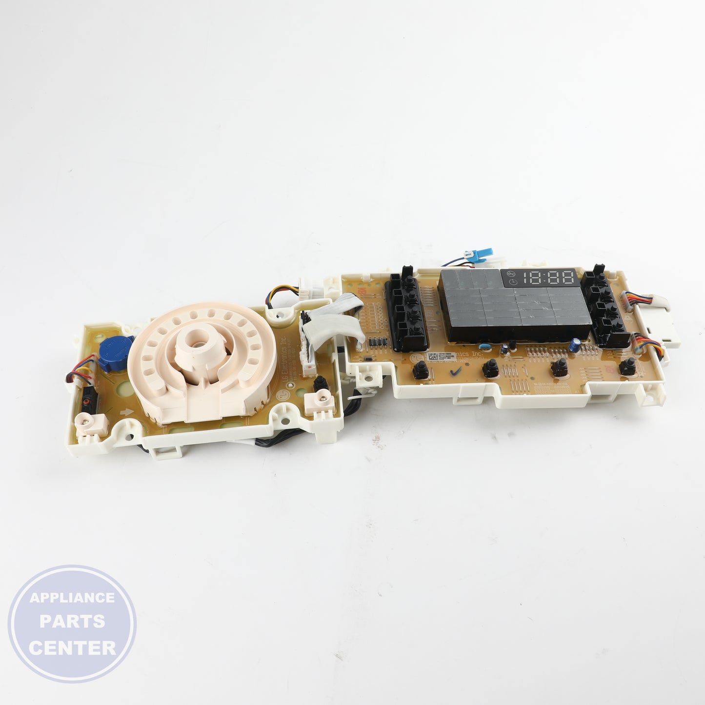 PCB ASSEMBLY,DISPLAY EBR78898213 - Side view with precise measurements