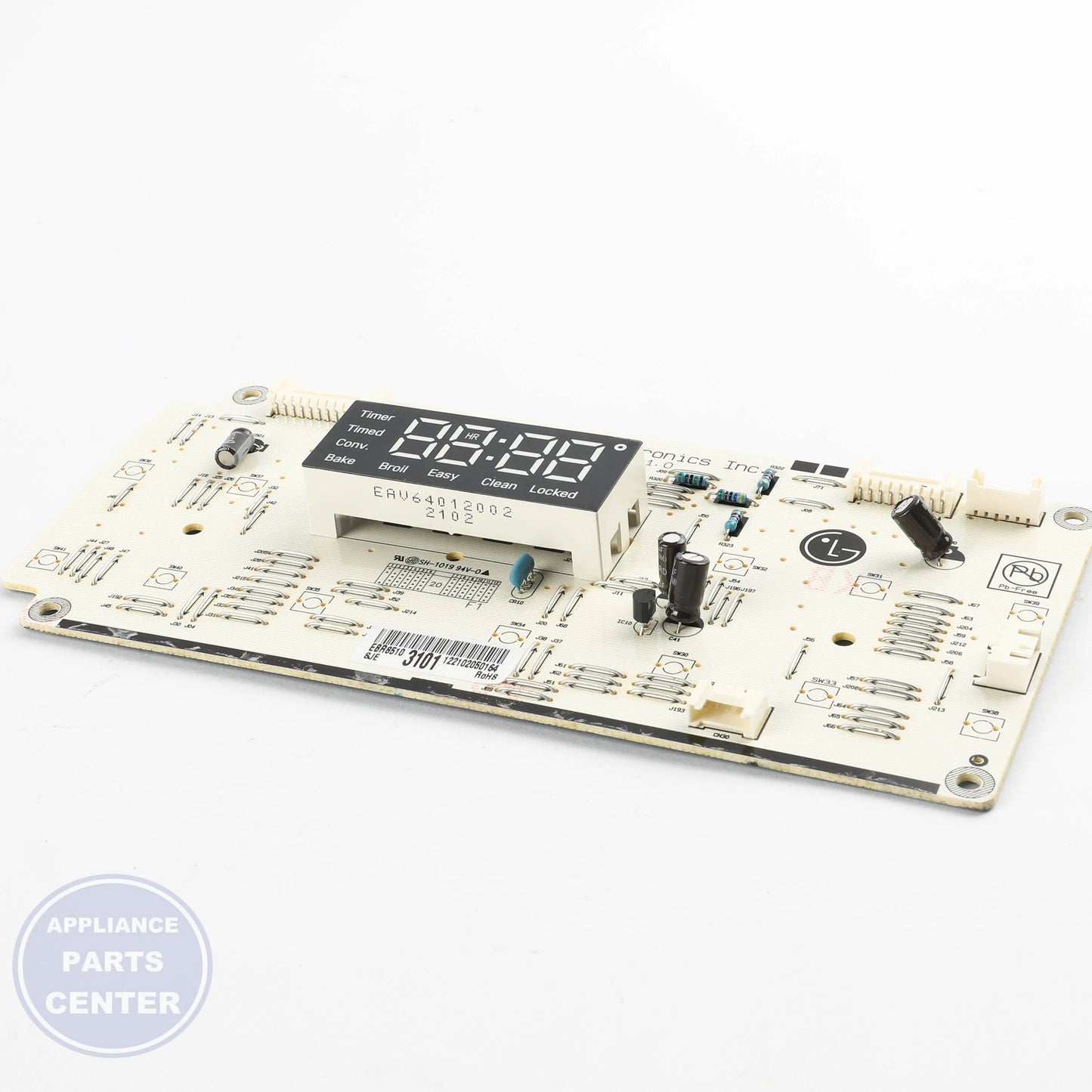 L-G PCB ASSEMBLY MAIN EBR85103103 - Installation in specific model showing key mounting points