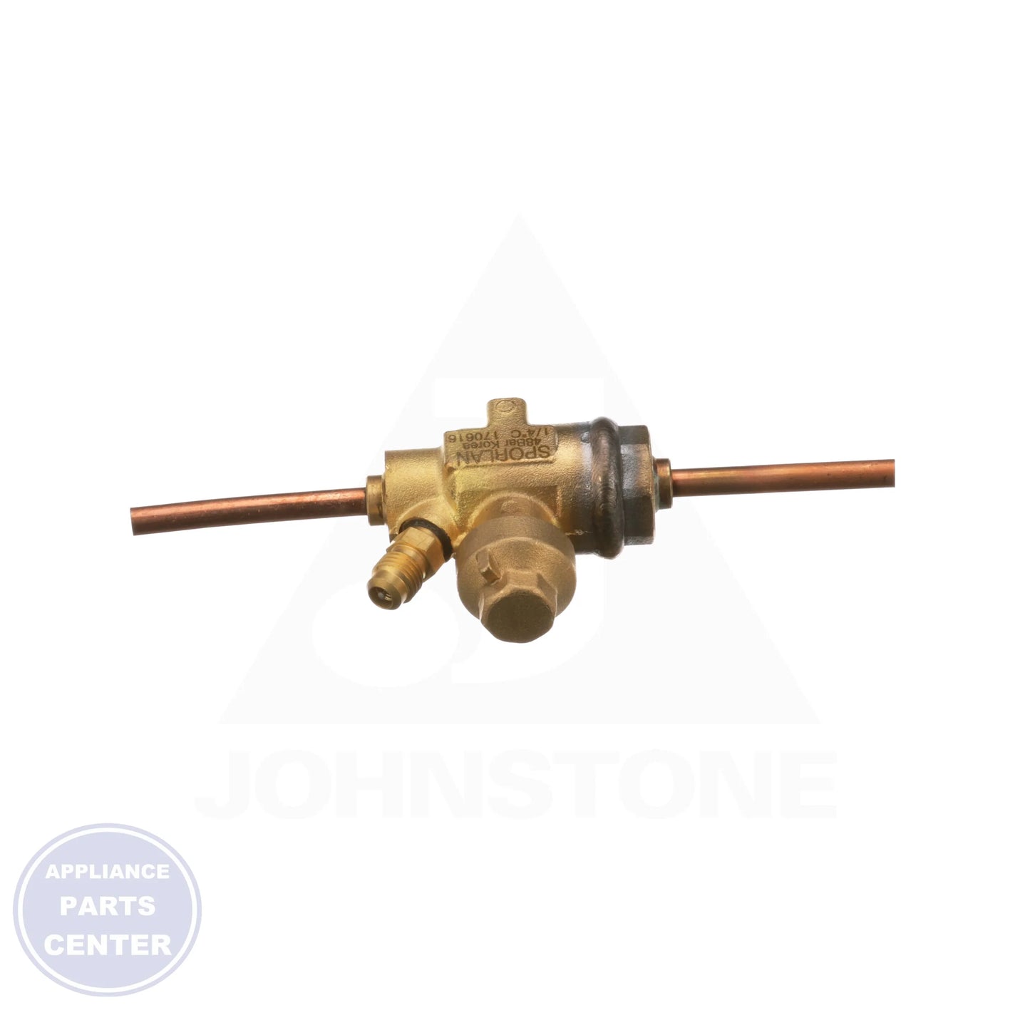 Braze-Free Connectors Ball Valve EBVP-1053-PZK - Side view with 5/8" ODM specs