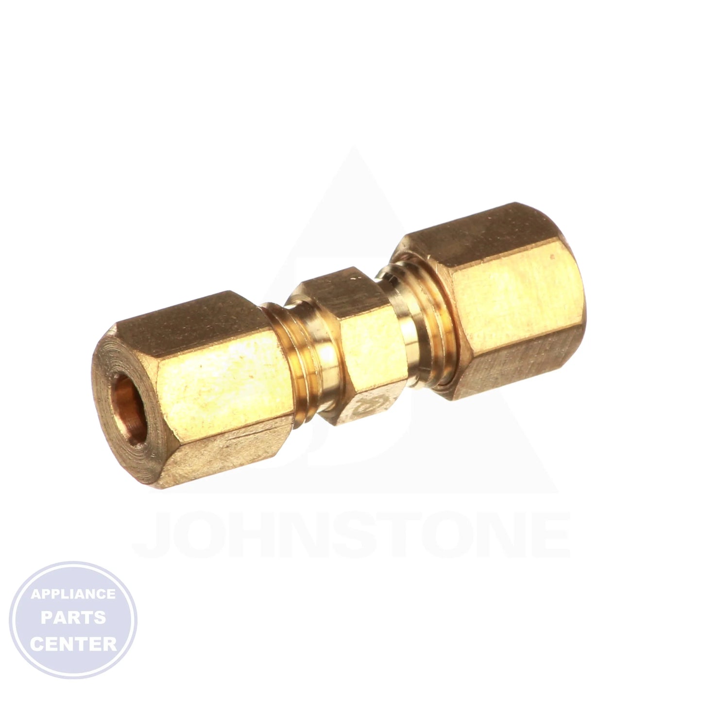 3/16" Tube Union JS-LF2765703039826 - Side view with 3/16" OD specs
