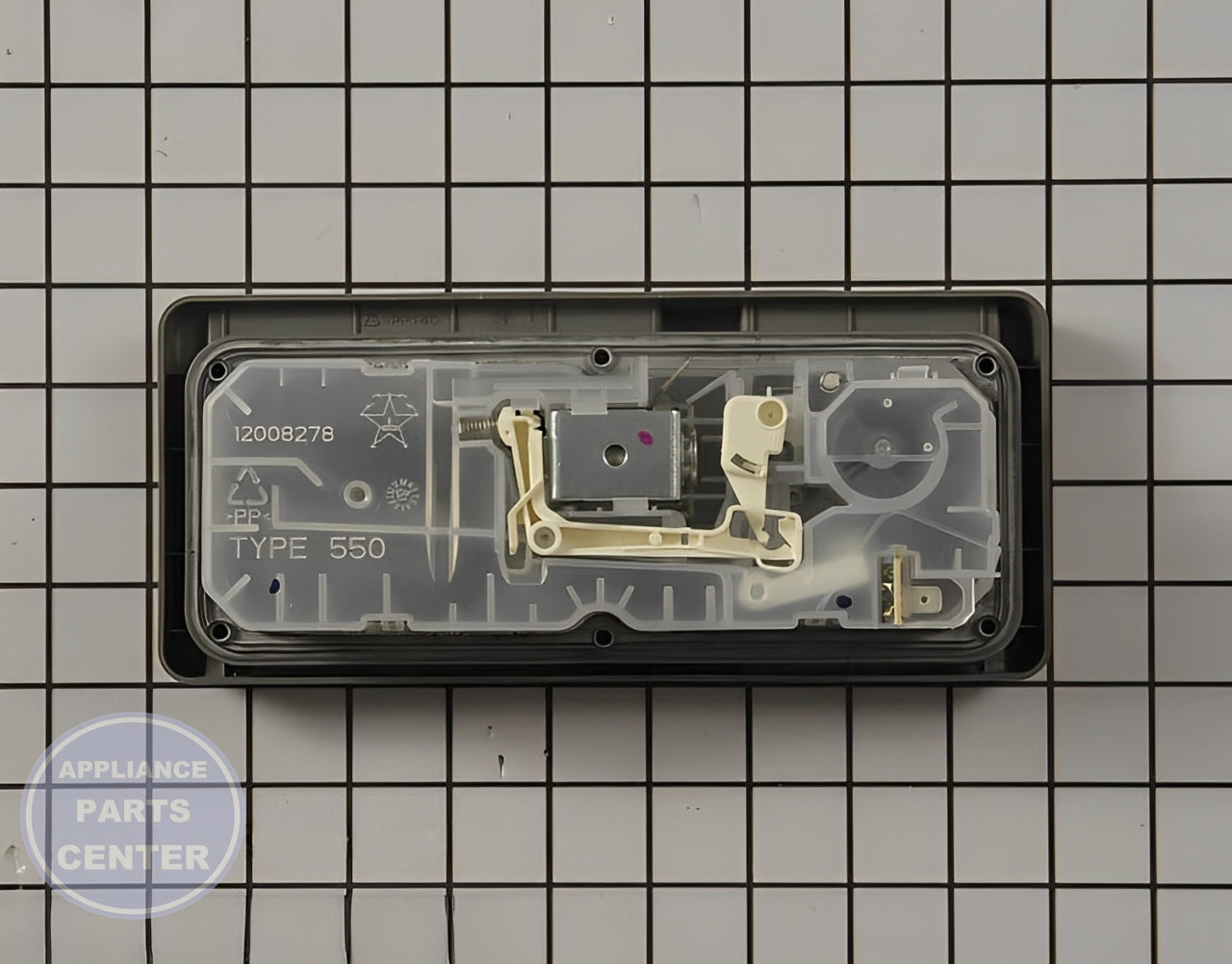 LG DISHWASHER DETERGENT DISPENSER ASSEMBLY MCU61861001 - Detailed view of durable construction and efficient release mechanism