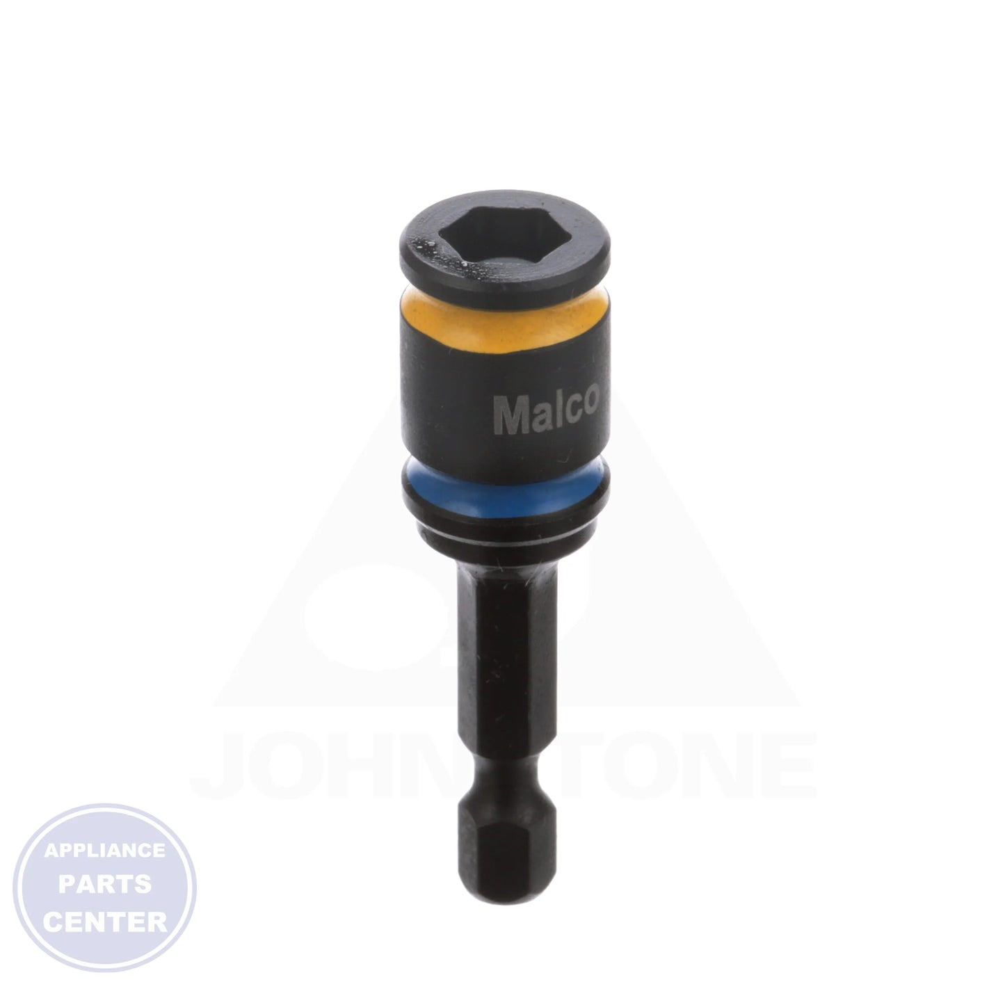 Dual-Sided Reversible Hex Driver MSHC1 - Side view with 2-inch length and 5/16" and 3/8" hex openings