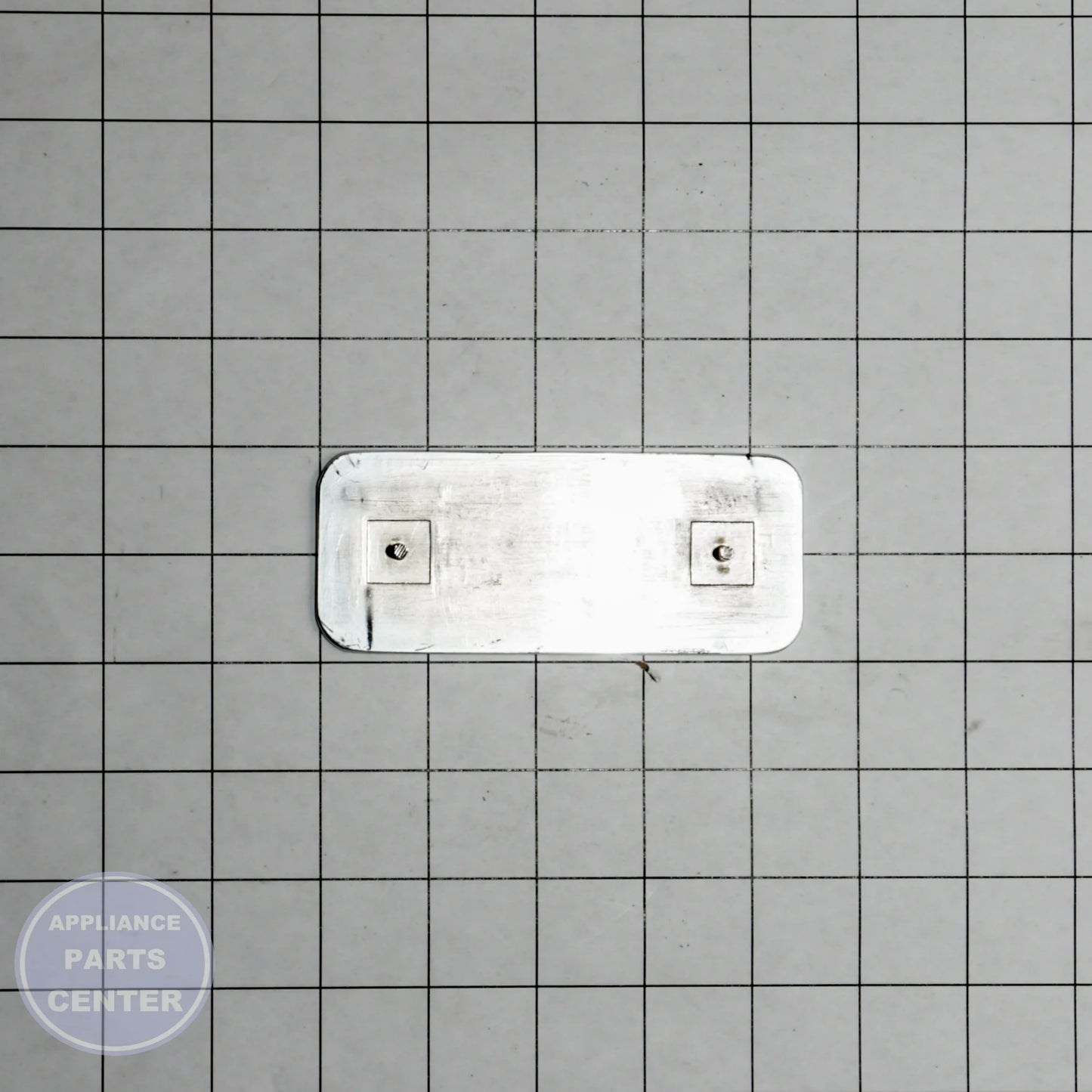 PE010016 LOGO BADGE-BLACK AND CHROME - Side view with chrome and black materials