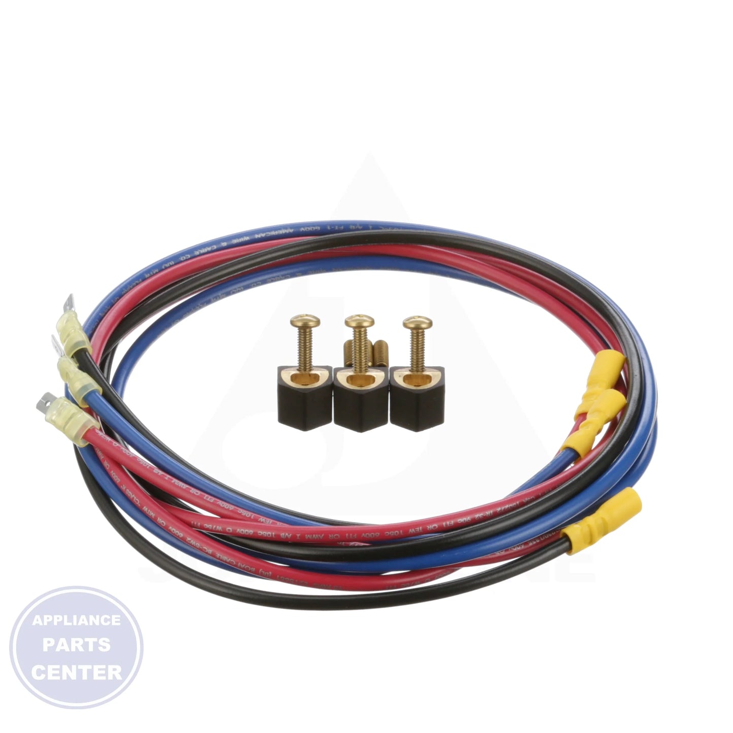 Qwiklug® Compressor Terminal Repair Kit QT2910 - Side view with 10 wire gauge and 4' lead length