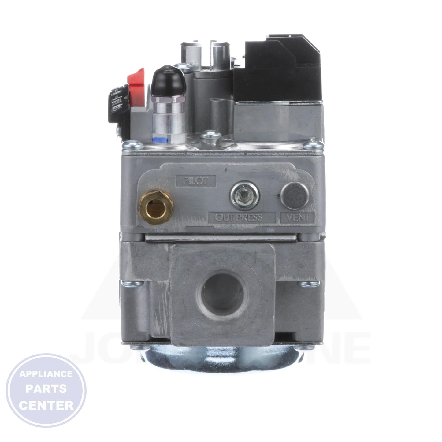 GAS VALVE S1-7956-336P - Side view with precise OEM specifications