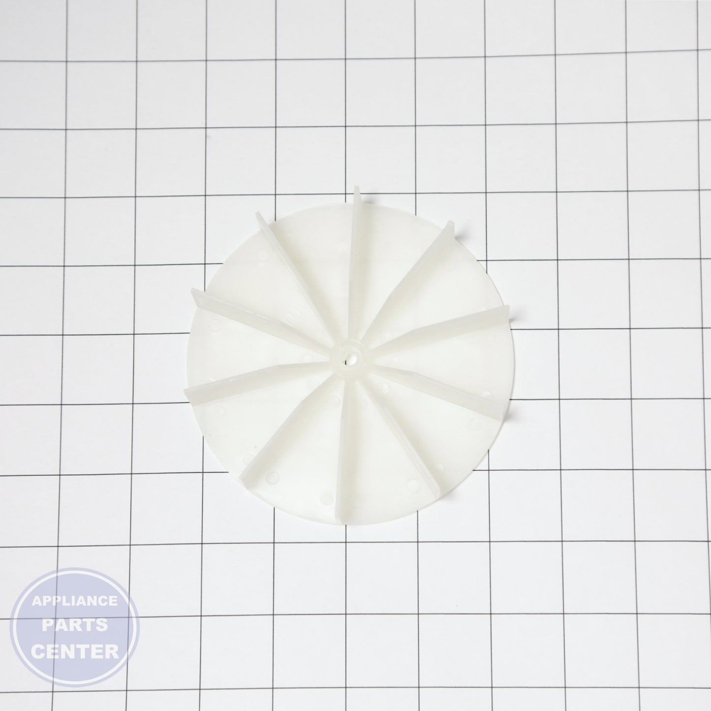 SRV NT IMPELLER WHEEL S68920000 - Side view with efficiency specs