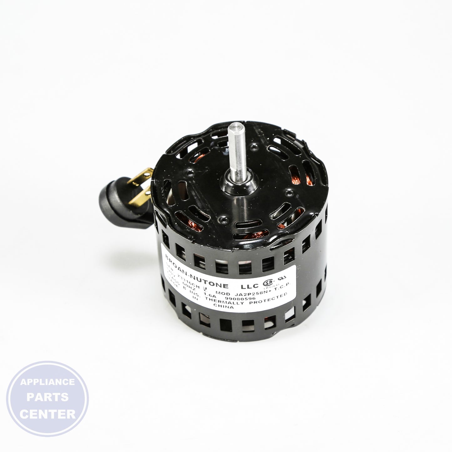 BRO SRV MOTOR F/10N UTILITY FAN S99080596 - Installation in BRO model showing key mounting points