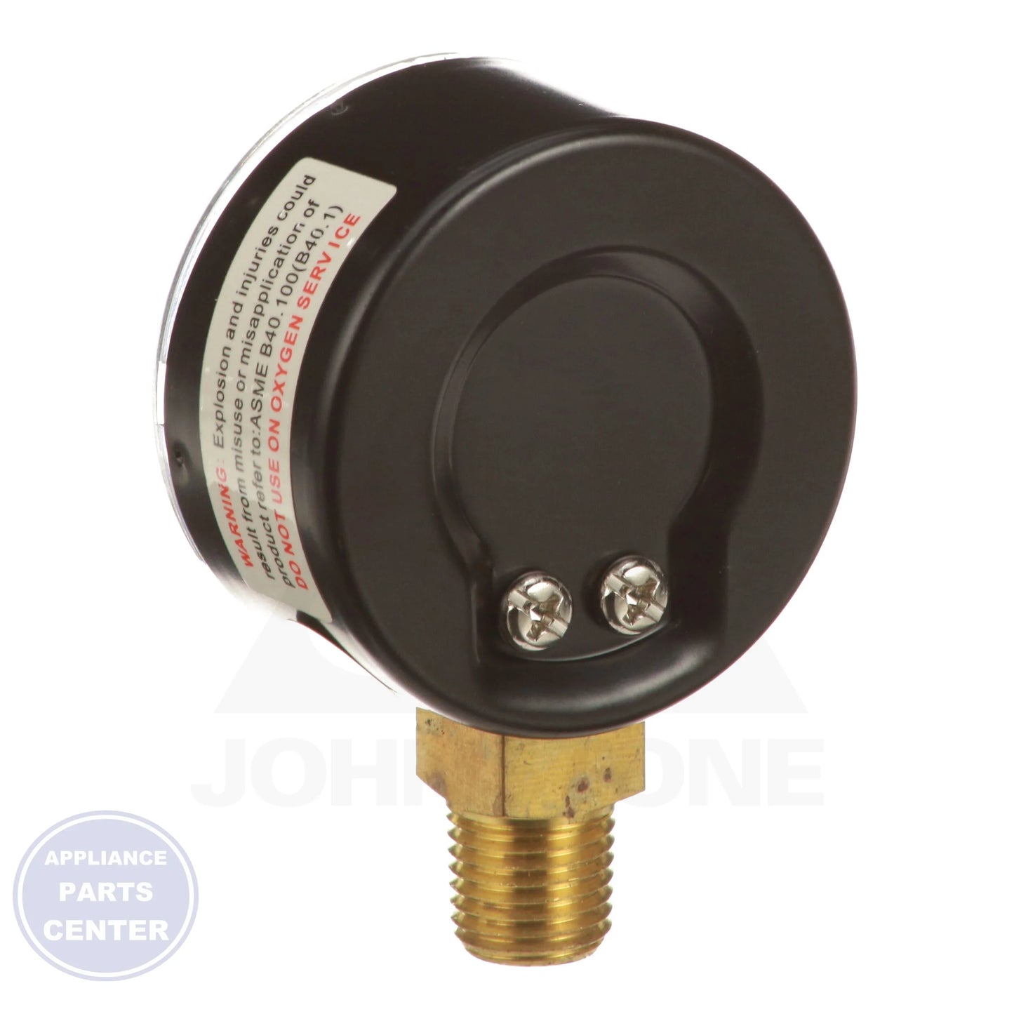 Pressure Gauge TL20-100-4L - Side view with 1/4" NPT connection specs