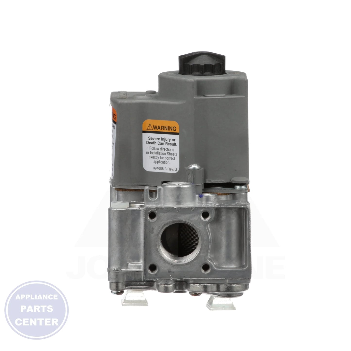 Dual Intermittent Pilot Gas Valve VR8245M2530 - Side view with 1/2" inlet and 1/2" outlet connections