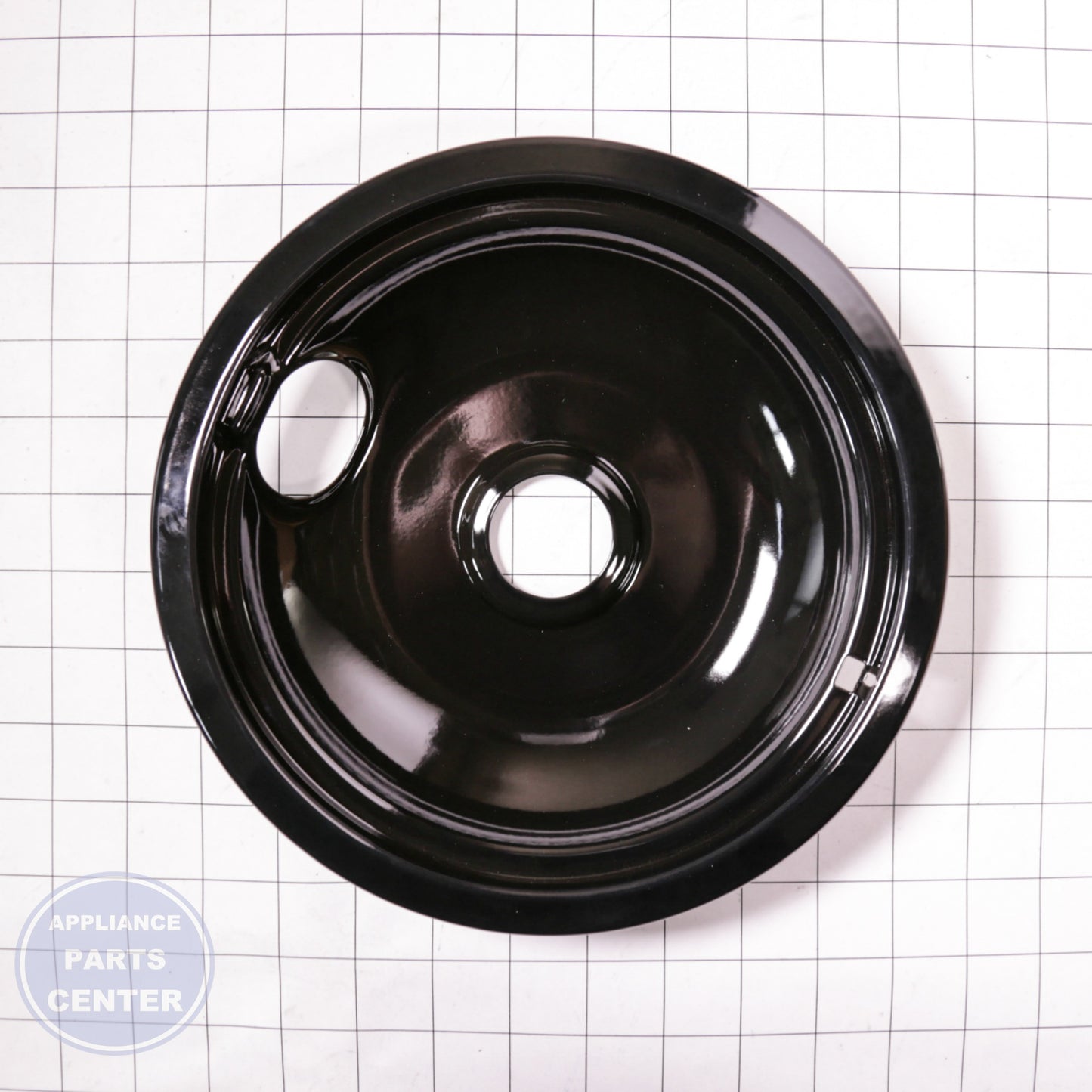 8 BLACK PORCELAIN DRIP W10290350RW - Detailed view of heavy-duty construction details