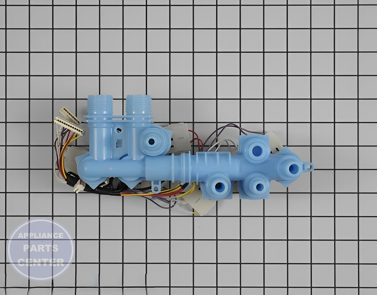 Water Inlet Valve W10372095 - Detailed view of valve & float assembly technical details