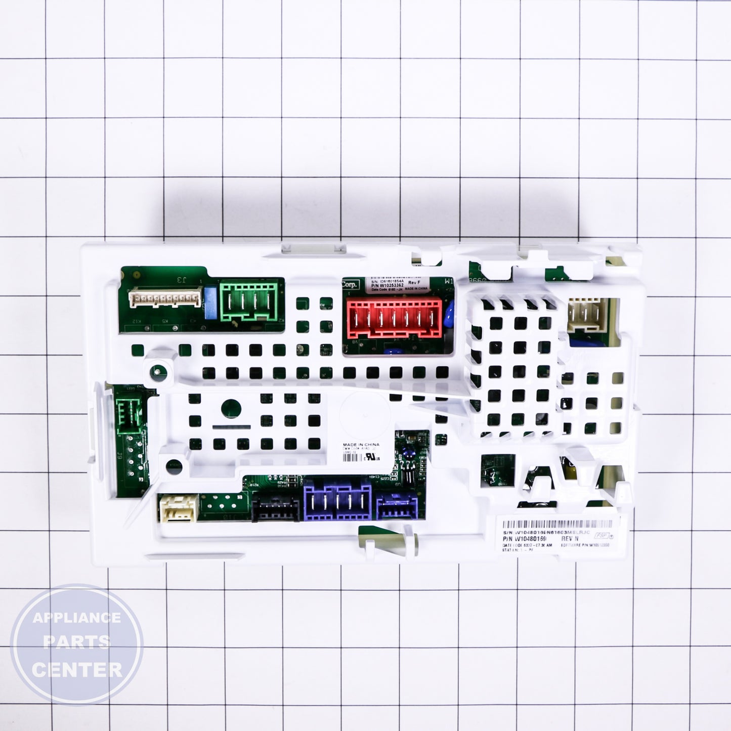 Whirlpool CCUASM VMW CL-120V, KM-2 W10480169 - Installation in Whirlpool model showcasing key mounting points