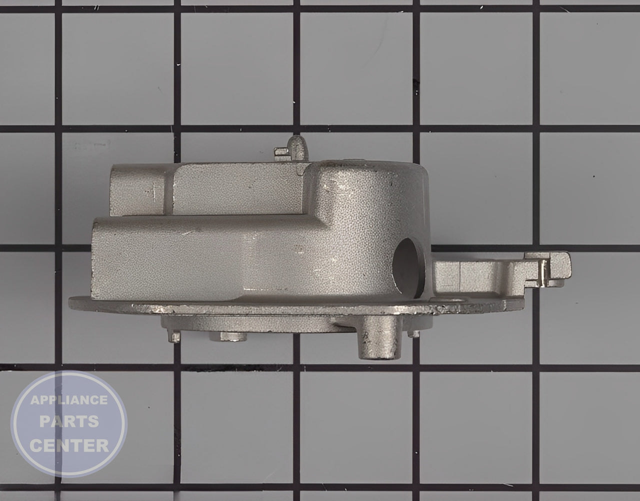 Whirlpool Surface Burner Orifice Holder W10611441 - Installation in KitchenAid model showing key mounting points